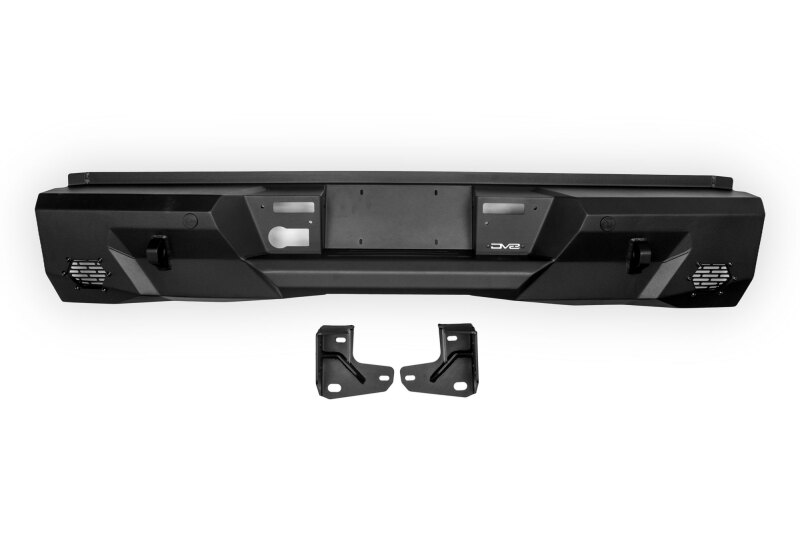 Toyota Tundra Rear Bumper - DV8 Offroad - Spec Series, Mid-Width, Steel - Black - `22-`26